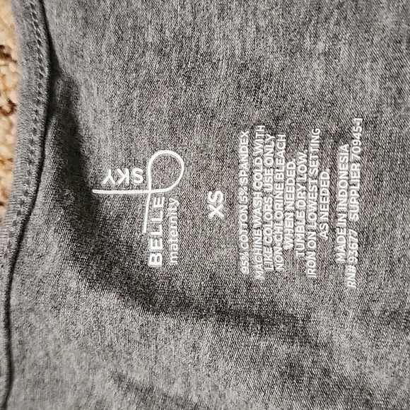 Belle Sky Maternity Razor Back Shirts Set of Three - Picture 2 of 3